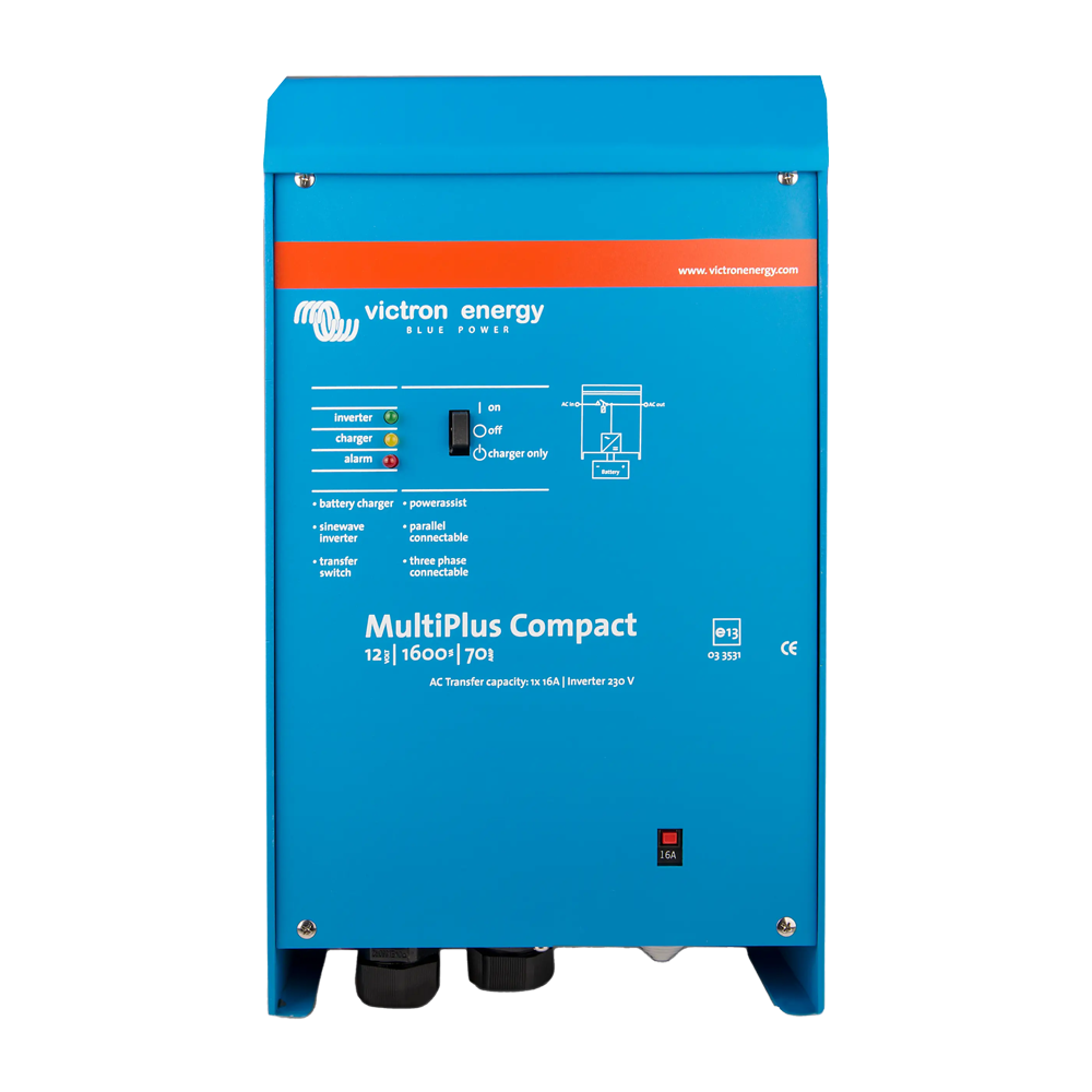Inverter με Φορτιστή Victron MultiPlus C 12/1600/70-16